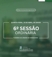6ª Sessão Ordinária 