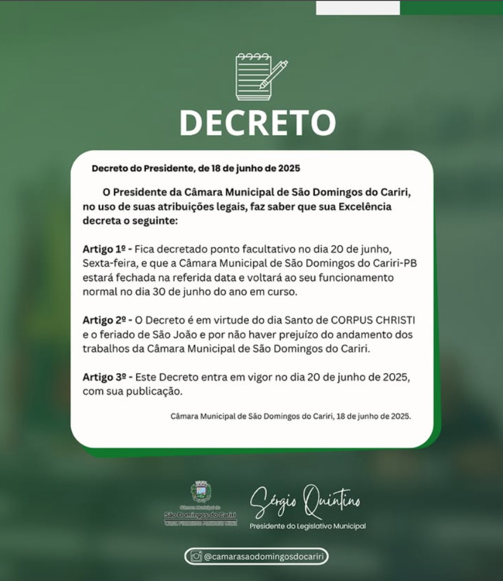 Comunicado Oficial!