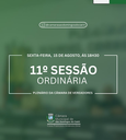 Convite Especial | 11° Sessão Ordinária de 2025 📢