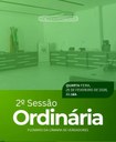 Convite Especial | 2° Sessão Ordinária de 2026📢