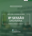 Convite Especial | 8° Sessão Ordinária de 2025 📢