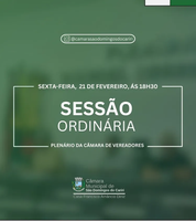 Convite Especial | Sessão Ordinária de 2025 📢