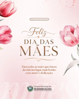 Neste Dia das Mães, a Câmara Municipal homenageia todas as mulheres que, com amor, força e dedicação, exercem o dom de cuidar, ensinar e transformar vidas todos os dias. 🌷